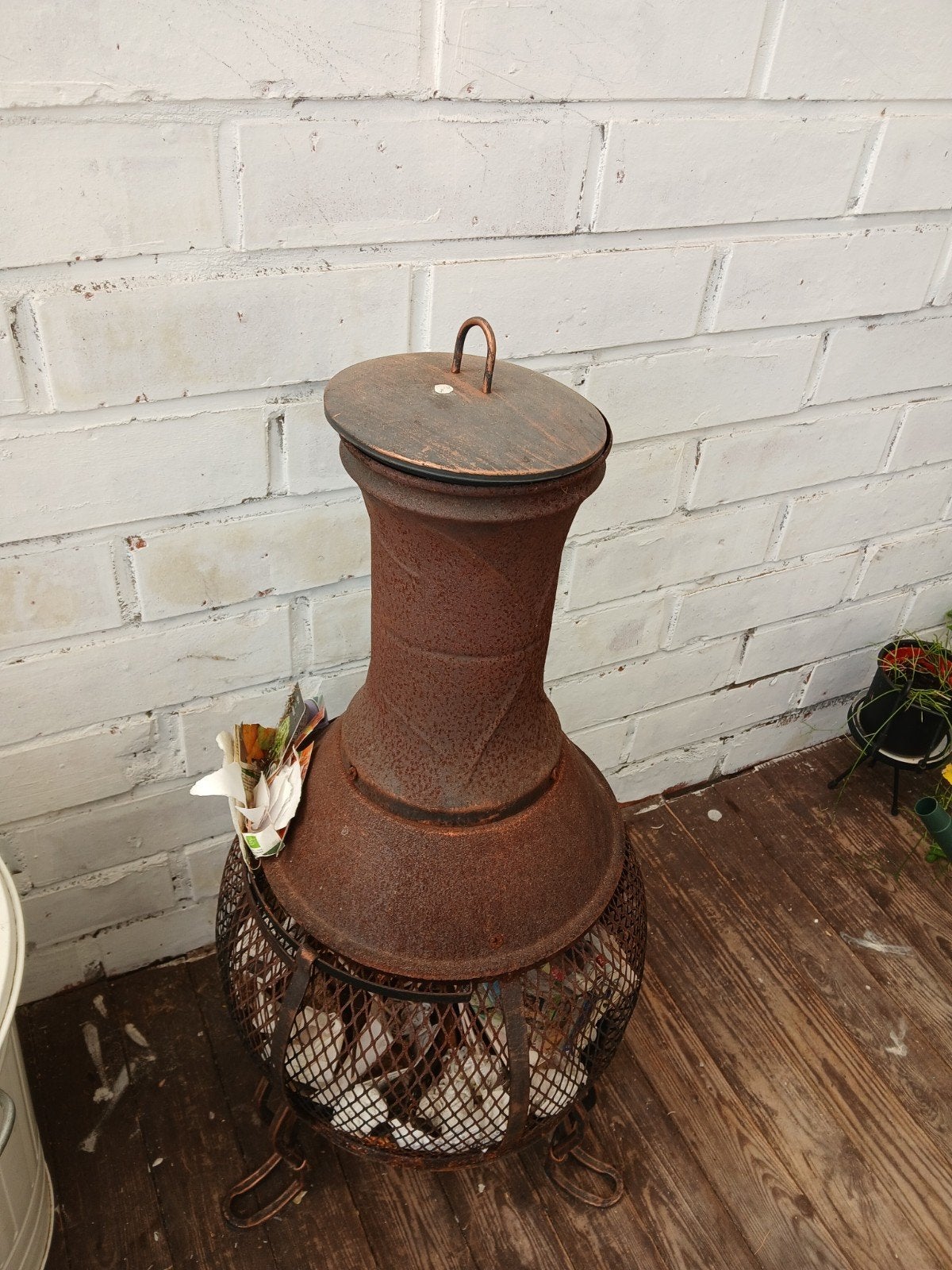 buiten kachel, Tuin en Terras, Ophalen