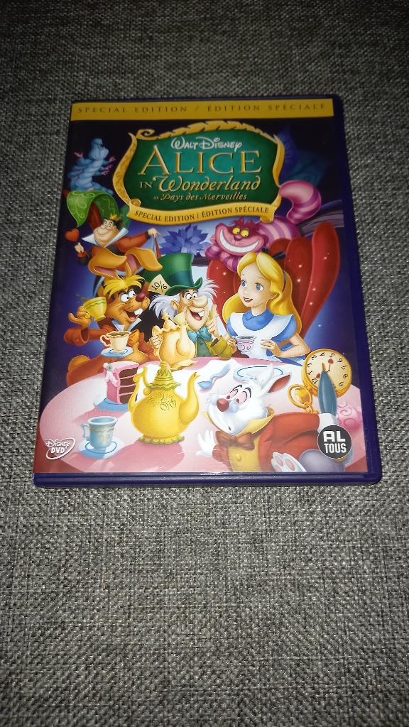DVD Alice in Wonderland, Cd's en Dvd's, Dvd's | Tekenfilms en Animatie, Gebruikt, Ophalen of Verzenden
