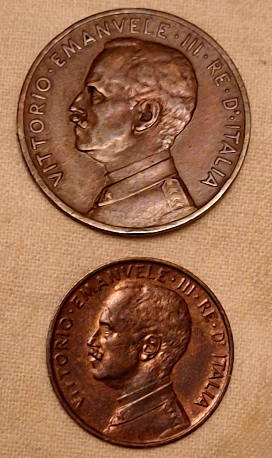 Mooie set Italië 1912 – 2 & 5 Centesimi (Schaars / Rare), Postzegels en Munten, Ophalen of Verzenden
