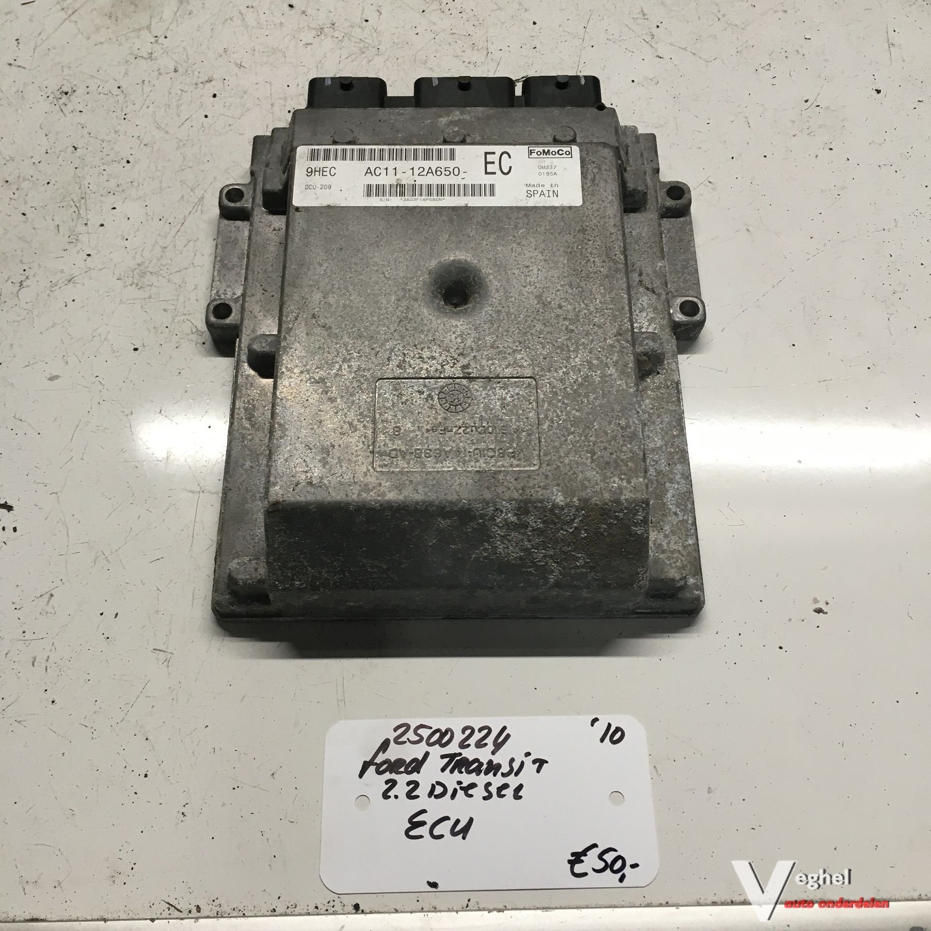 Ford Transit 2.2 Diesel 2010 2500224   ECU   AC11-12A650, Auto-onderdelen, Gebruikt, -, -, Ophalen of Verzenden