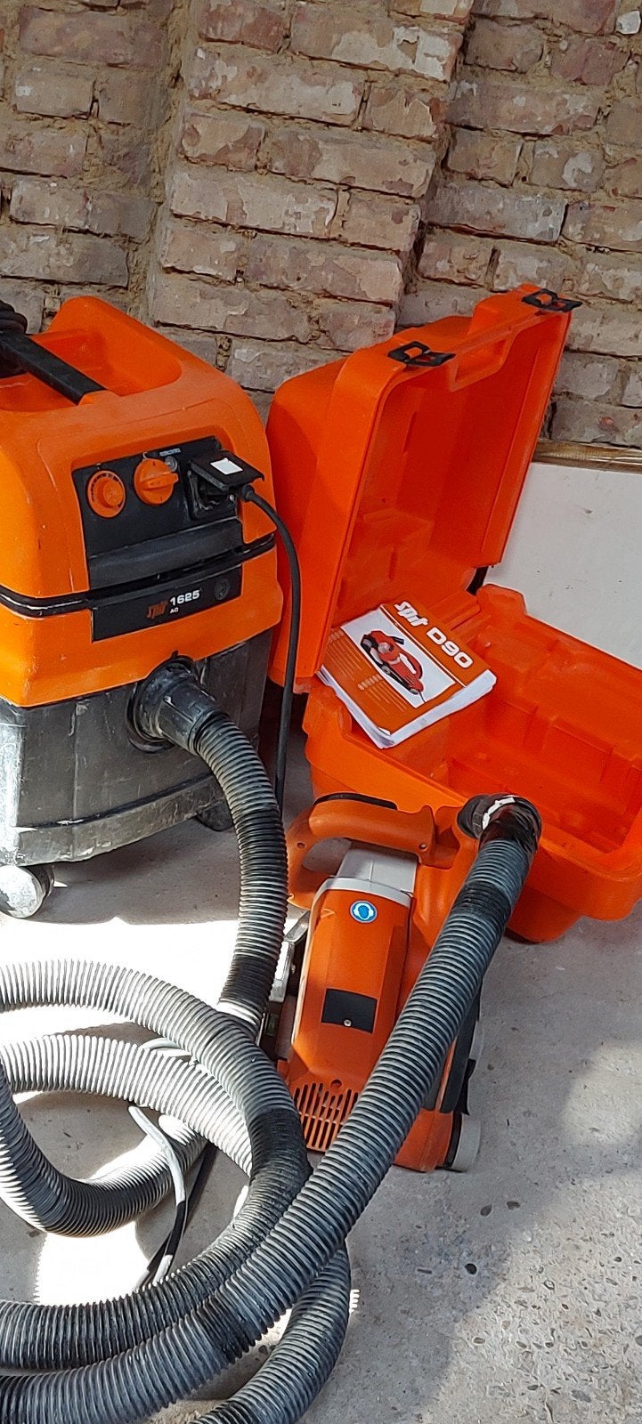Coupe-mur Spit D90 Slotsaw, 2 lames de scie, aspirateur, Enlèvement