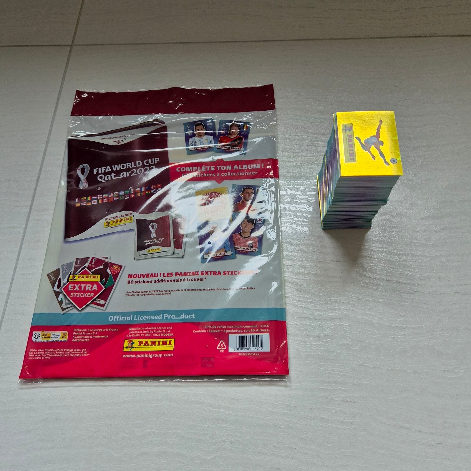 Album vide+set complet Qatar 2022 dos bleus, Hobby & Loisirs créatifs, Enlèvement ou Envoi