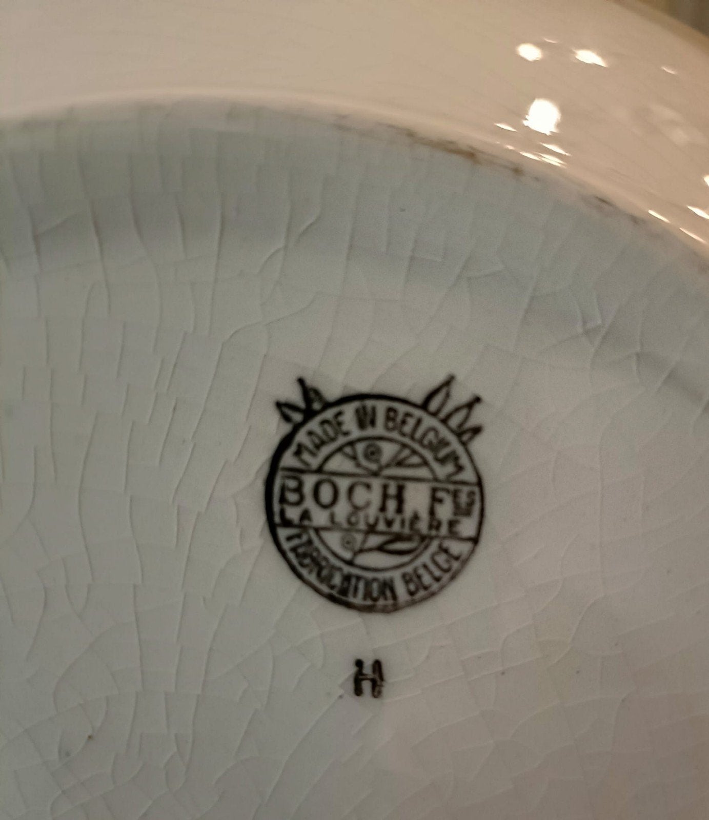 vaisselle en porcelaine de Boch la Louvière, Antiquités & Art, Enlèvement
