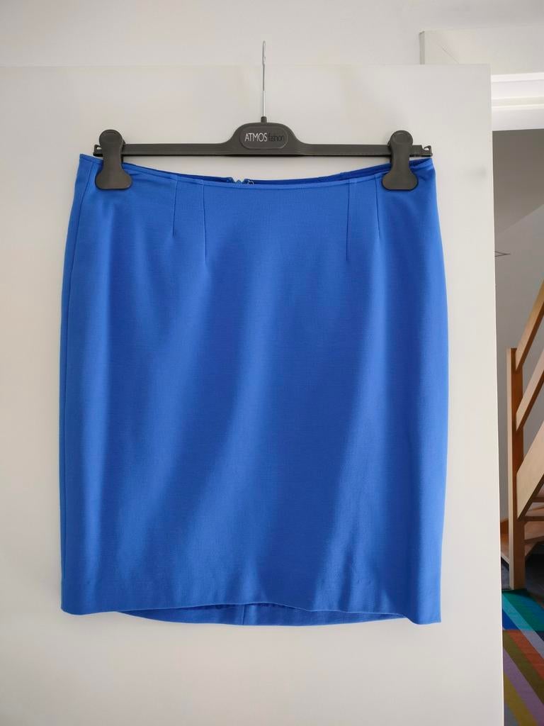 Mooie blauwe rok AMaNIA Mo. Maat: 40. Gevoerd., Kleding | Dames, Rokken, Maat 38/40 (M), Blauw, Ophalen of Verzenden, Zo goed als nieuw