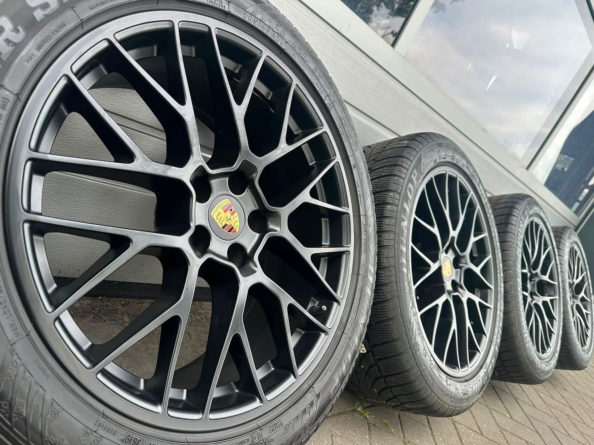 20 inch Porsche Macan 95B Turbo S T GTS velgen winterbanden, Gebruikt, 295 mm, -, -