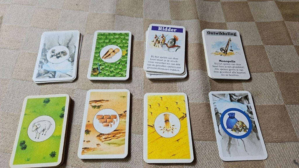 bordspel bijvul kaartjes Catan oude versie 999 games, Trois ou quatre joueurs, Enlèvement ou Envoi, Comme neuf, 999 games