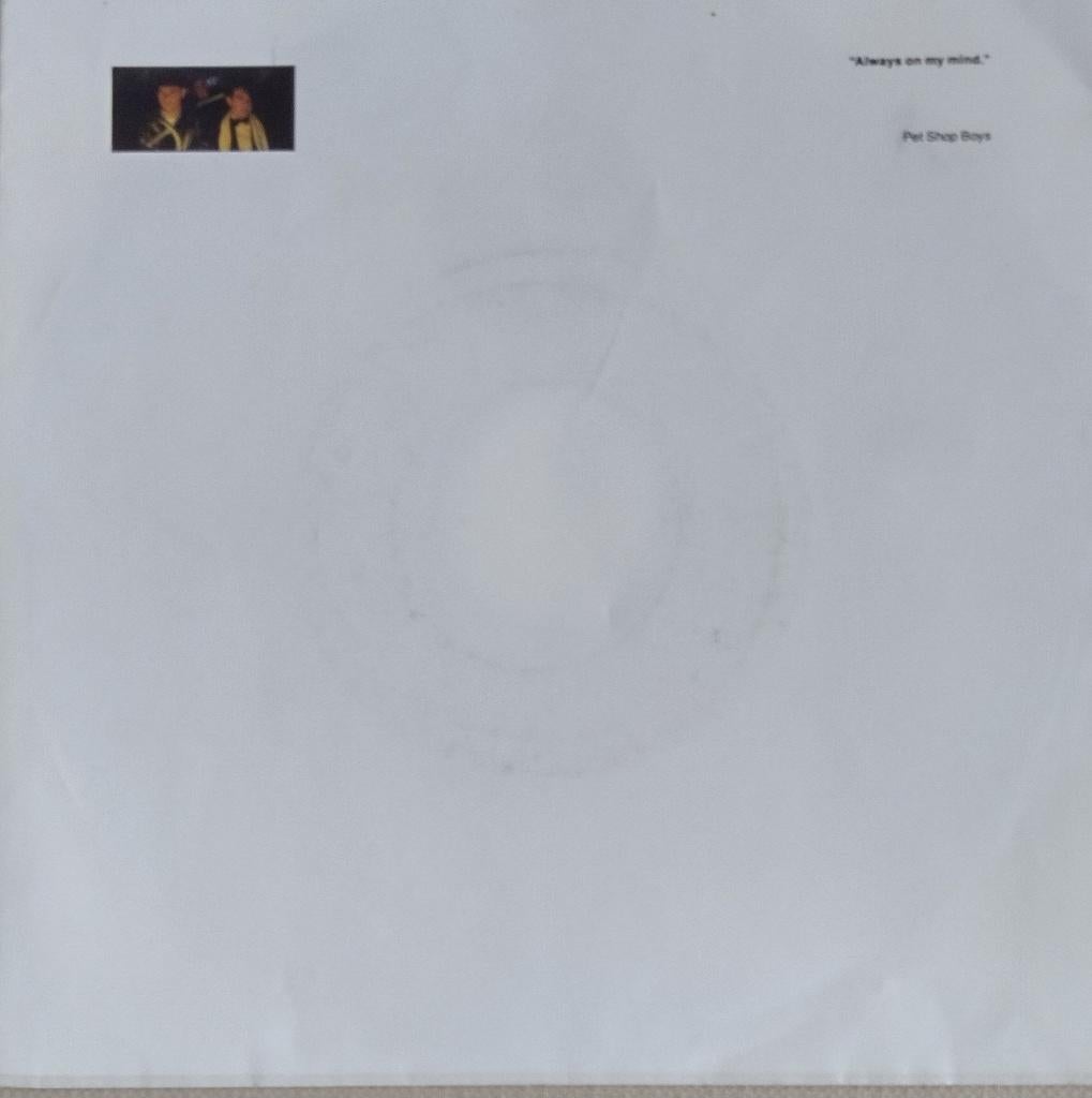 Pet Shop Boys - Always on my mind, Fotohoes, 7 inch, Ophalen of Verzenden, Zo goed als nieuw