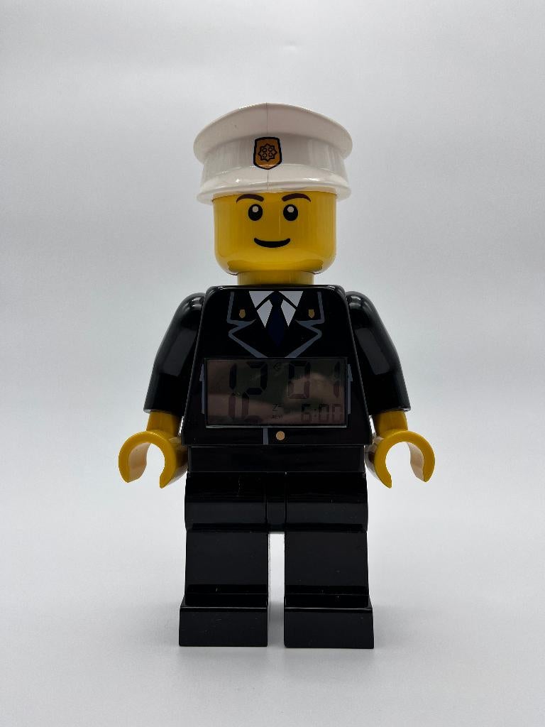 Réveil Figurine Géante LEGO City Policier, Enlèvement, Comme neuf, Lego