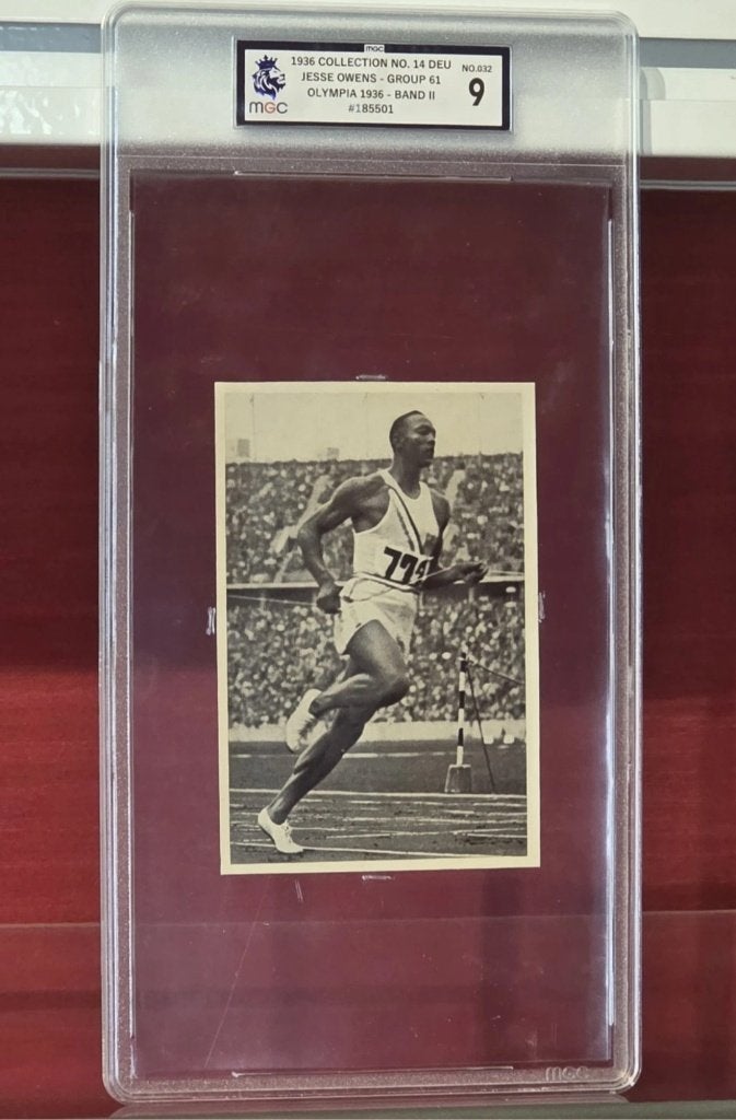 Geen Panini+Geen PSA+Jesse Owens+Olympia 1936+Pop 1, Ophalen of Verzenden, Zo goed als nieuw, Plaatje
