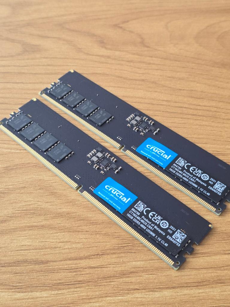 Crucial DDR5 - 2x16GB 4800MHz, Computers en Software, RAM geheugen, Ophalen of Verzenden, DDR5