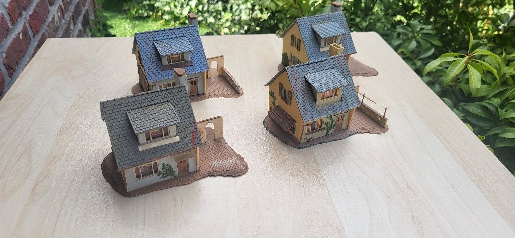 veel mooie H0 modelspoorbaan gebouwen ( nr 11 ), Enlèvement ou Envoi, Utilisé, Pont, Tunnel ou Bâtiment