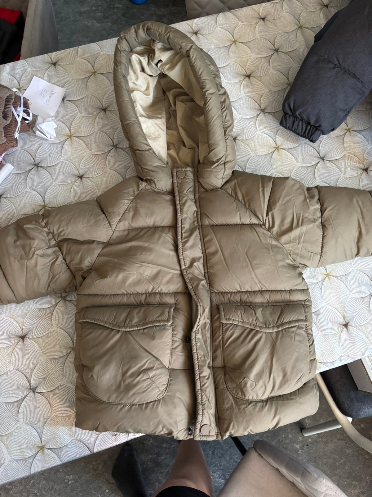 Winter jas, Ophalen, Gedragen
