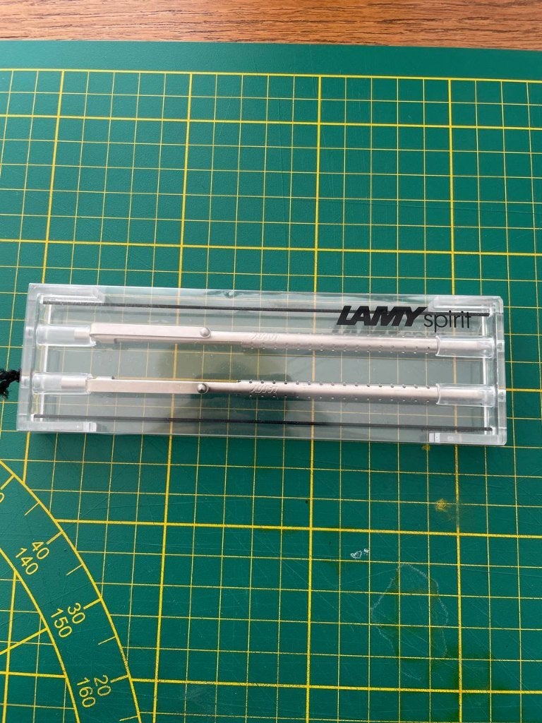 Lamy Spirit Palladium Ballpoint/ Pencil Set (Original Box), Enlèvement ou Envoi