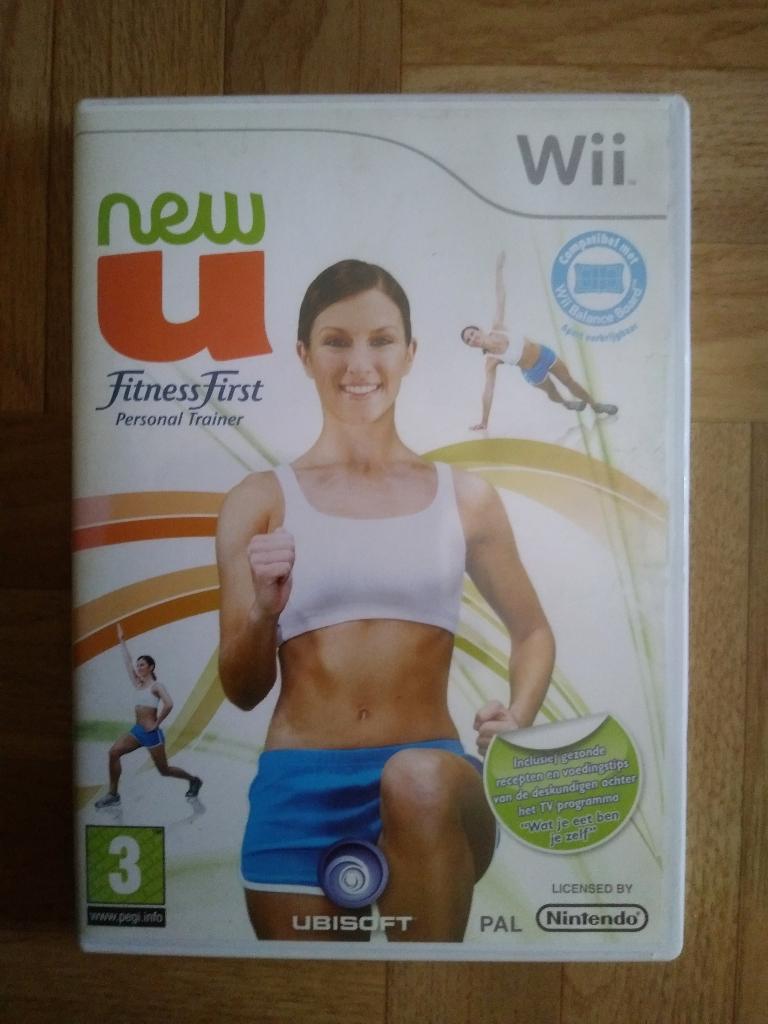 New U: Fitness First Personal Trainer, fitness spel Wii, 1 speler, Ophalen of Verzenden, Zo goed als nieuw, Eén computer