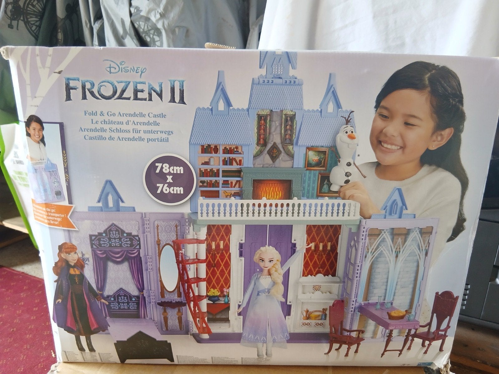 Kasteel frozen, Ophalen