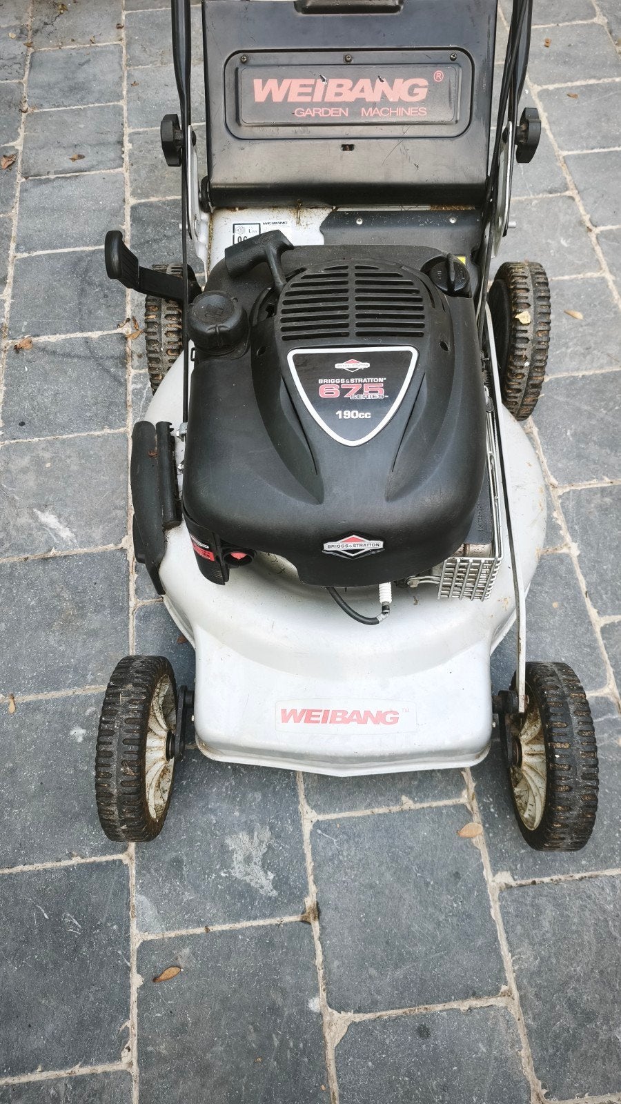 tondeuse weibang 190cc, Tuin en Terras, Ophalen, Zo goed als nieuw