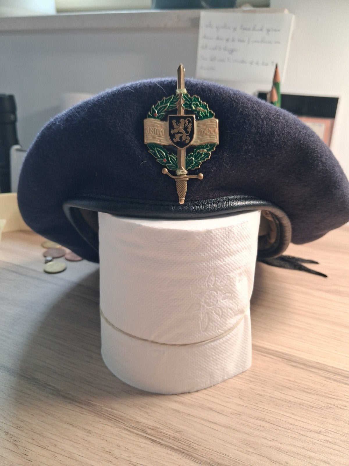 Belgische kepi A.b.L preta 1994, Verzamelen, Ophalen