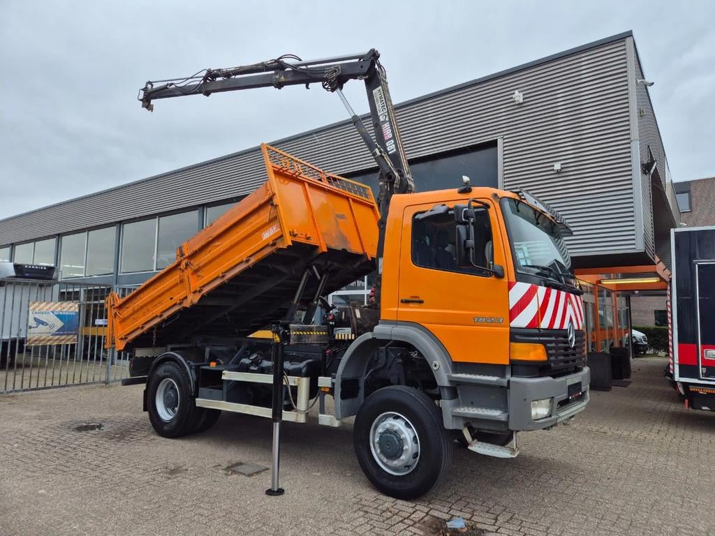 Mercedes-Benz Atego 1823/ 4X4/ Kipper/ Krane/ 3X Sper, Auto's, Euro 2, Overige kleuren, 170 kW, Mercedes-Benz