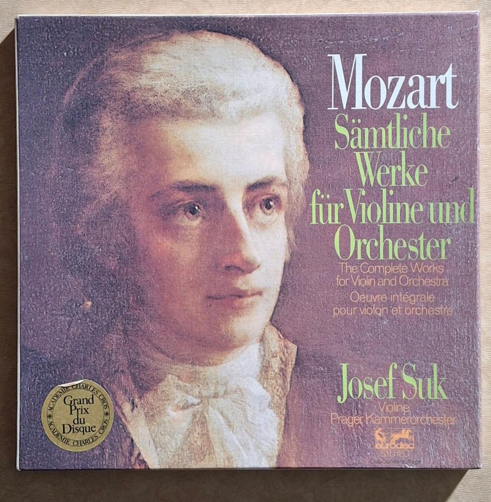 Mozart: alle werken voor viool en orkest (cassette, 5 lp's), Inclusief boekje, Ophalen, Zo goed als nieuw
