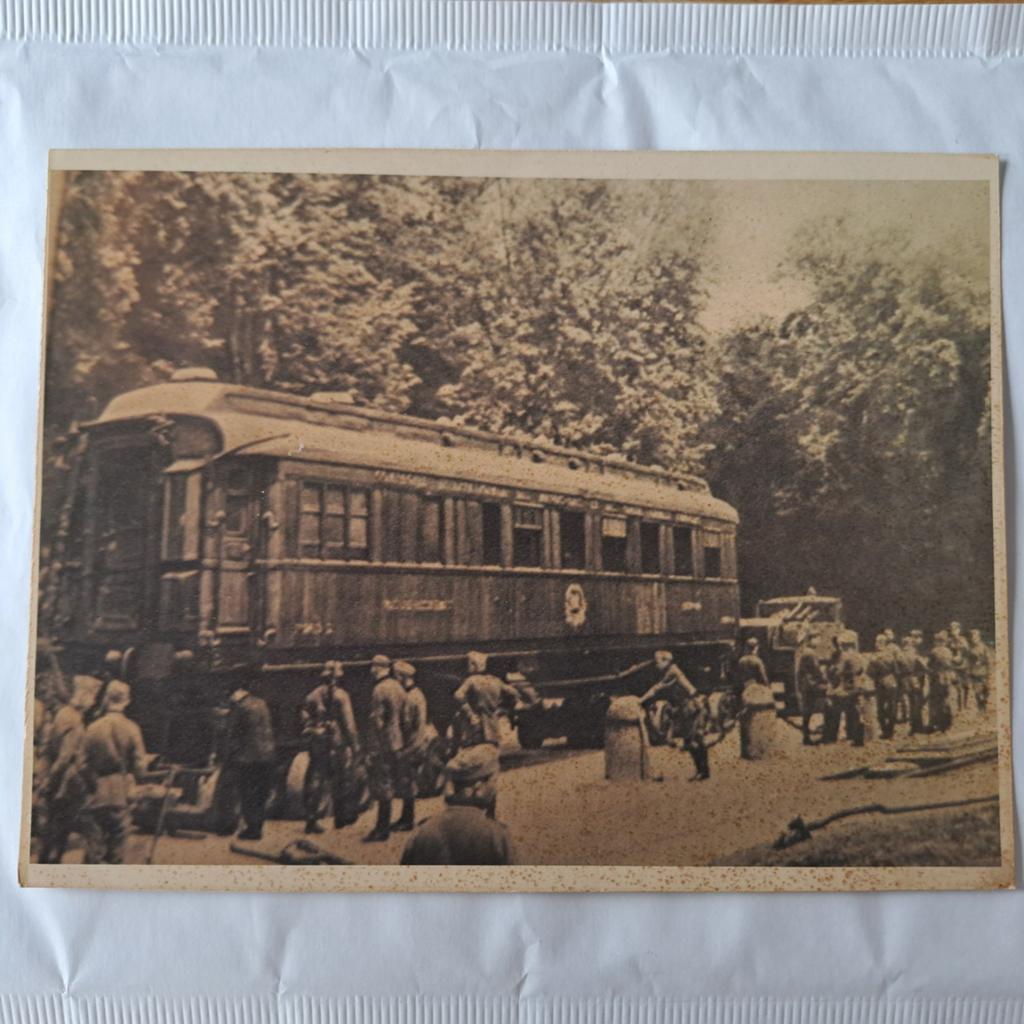 Historische persfoto Wapenstilstand Compiègne 1940, Verzamelen, Ophalen of Verzenden