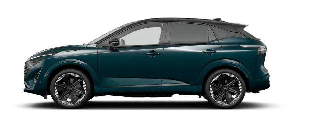 Nissan Qashqai e-POWER N-Design NIEUW!, Auto's, Nissan, 118 g/km, Stof, 750 kg, Zwart