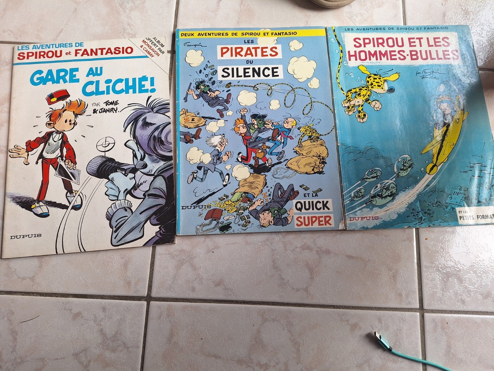 Lot de Bd Souple Spirou et Fantasio pour 4€, Plusieurs BD, Enlèvement, Utilisé
