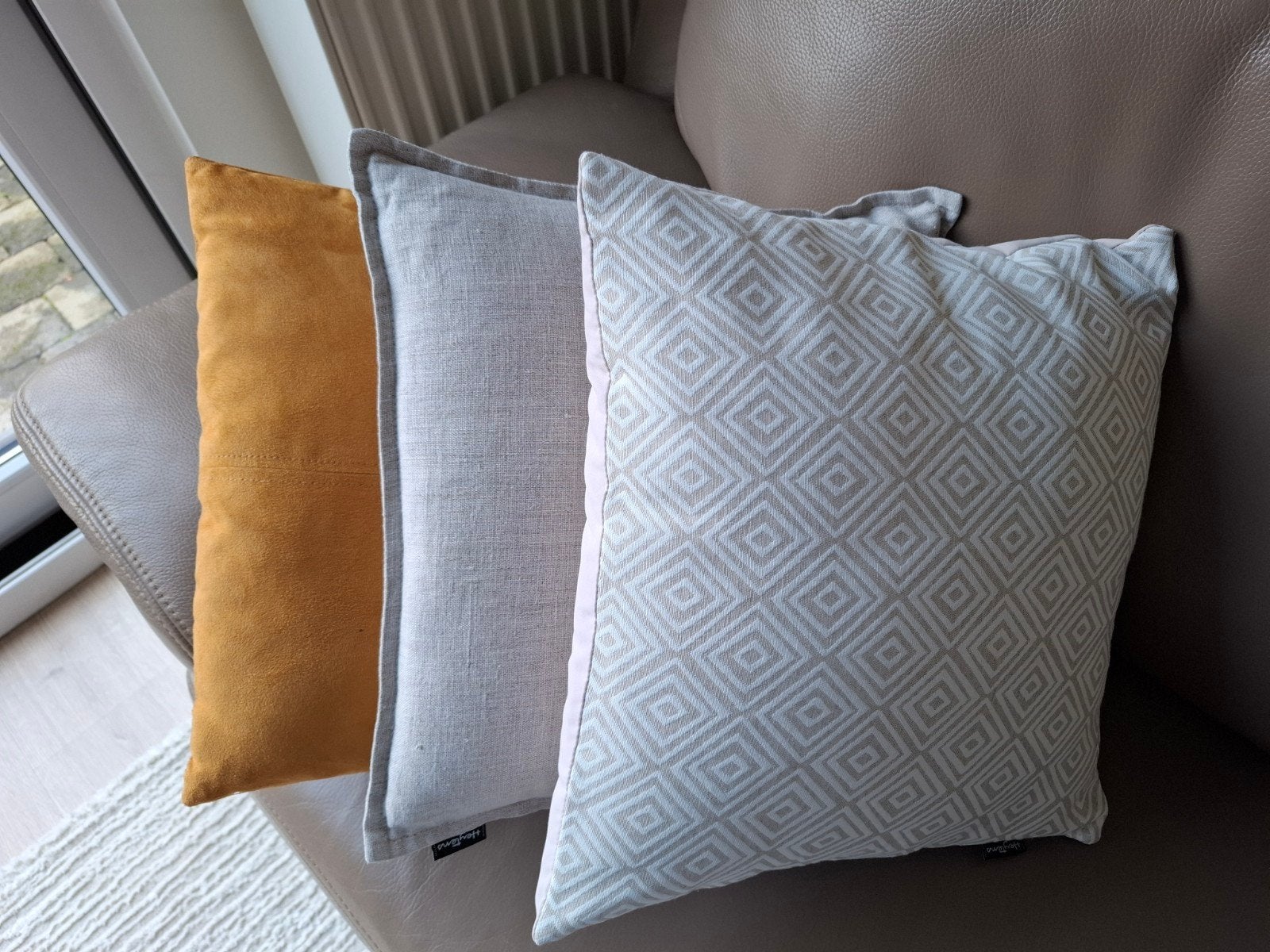 6 kussens/kussens 40x40cm - Heytens & Maison du monde, Huis en Inrichting, Woonaccessoires | Kussens, Ophalen