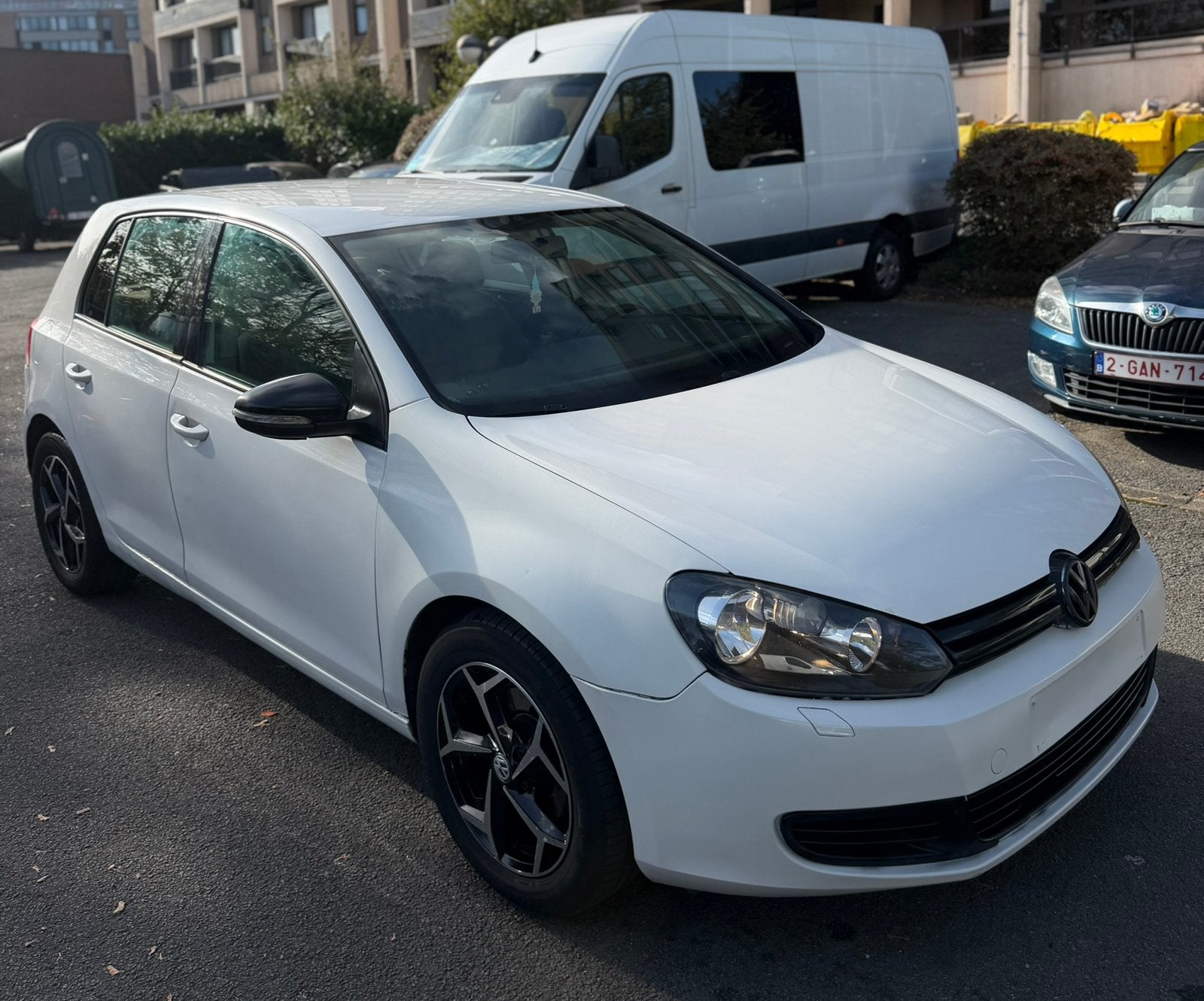*Volksvagen Golf 6 *1.4 *59kw  *135.000Km  *Benzine *Carnet, Auto's, Voorwielaandrijving, Beige, Wit, 59 kW
