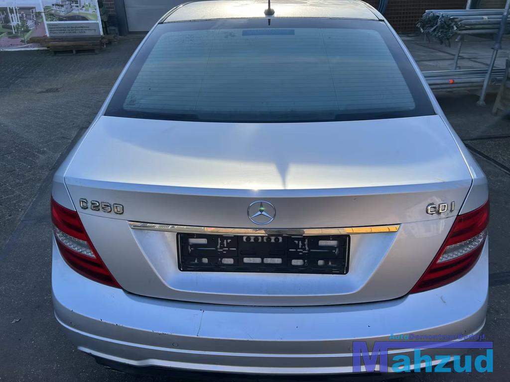 MERCEDES C KLASSE W204 zilver 775 achterklep 2011-2013, Auto-onderdelen, Gebruikt, Mercedes-Benz AG, Deur, Mercedes-Benz
