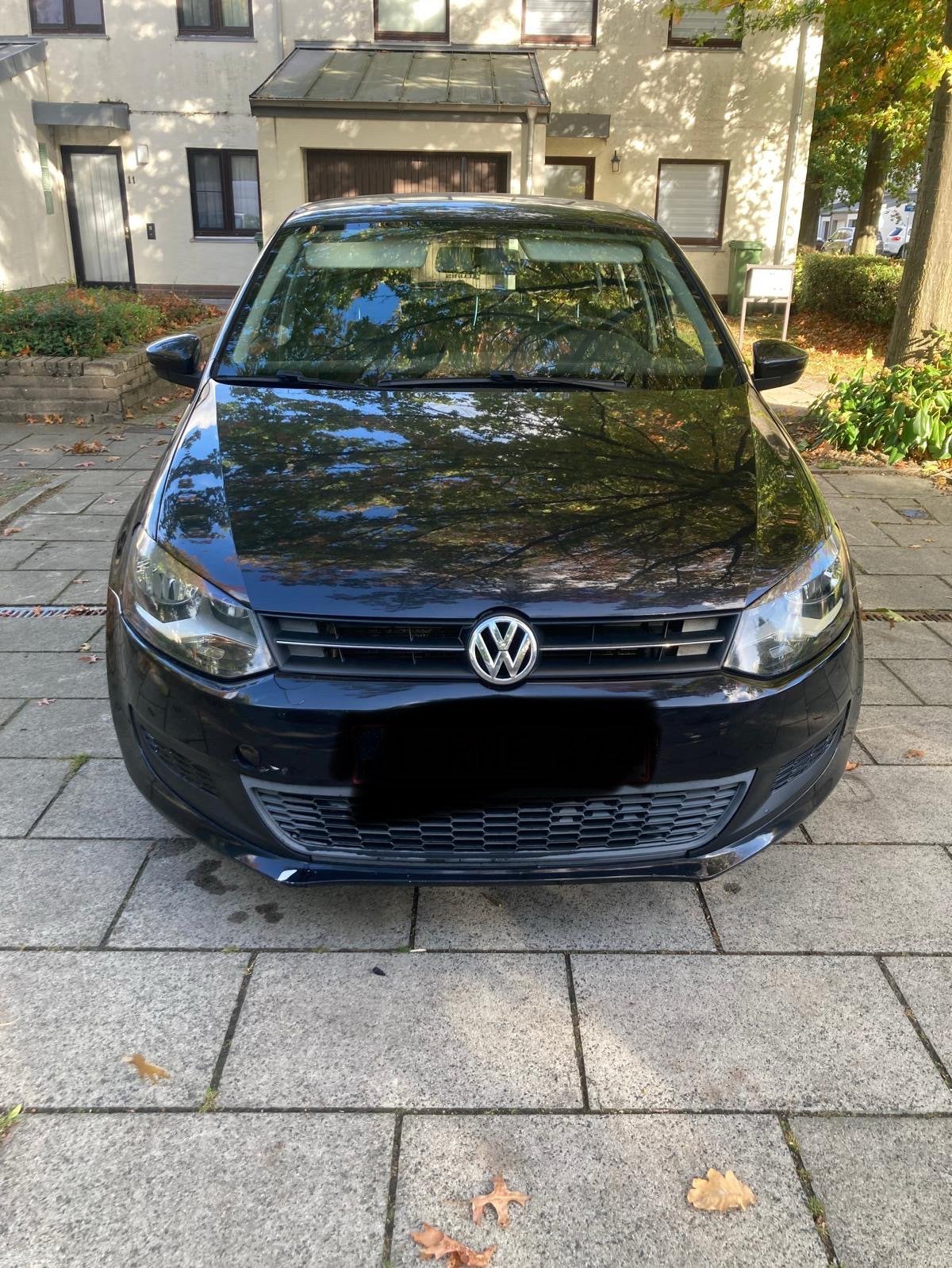 Volkswagen polo zwarte- noire, Euro 5, Achat, Boîte manuelle, Noir