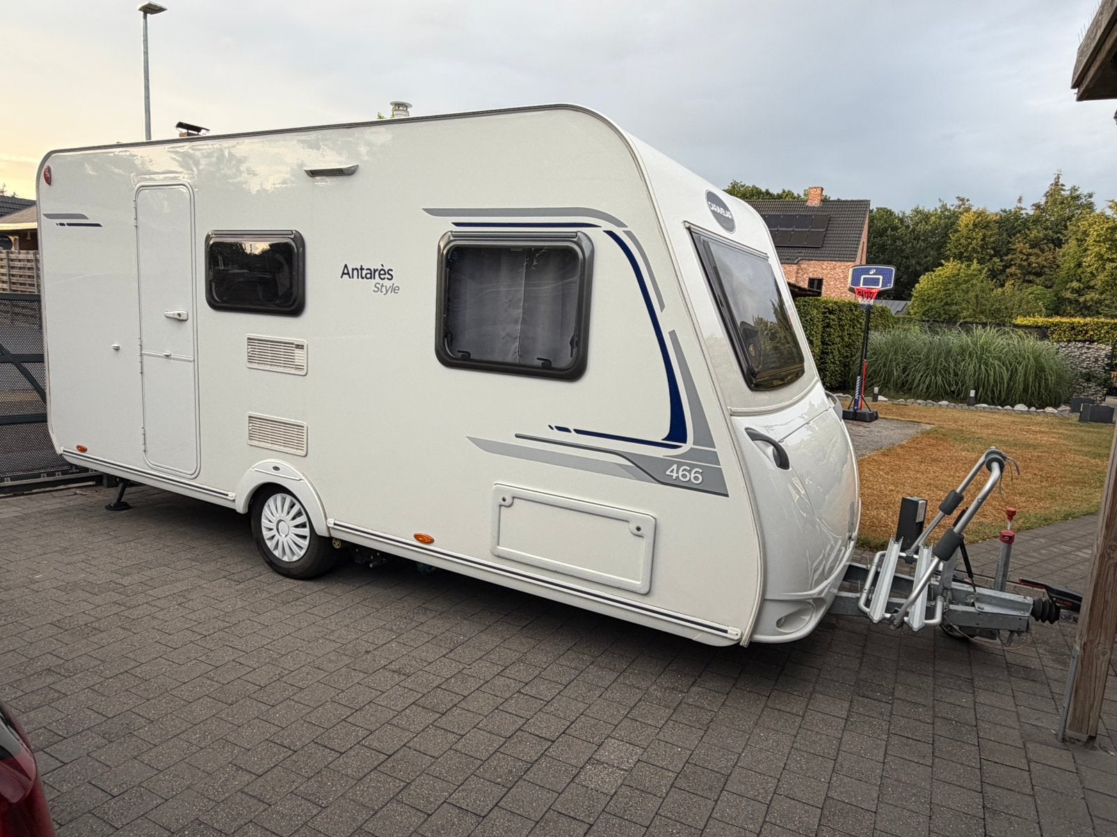 Caravelair Antares Style 466 Luxe STAPELBED, Caravans en Kamperen, Caravans, Stapelbed, Treinzit, Particulier, 5 tot 6 meter
