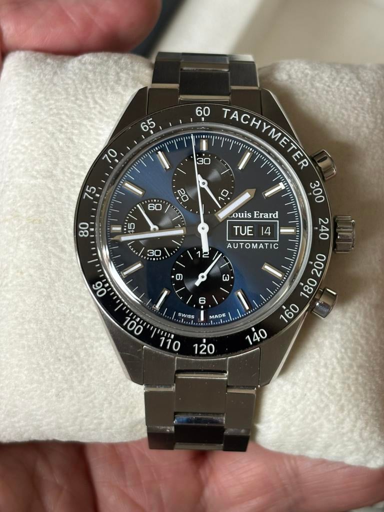 Louis Erard La Sportive Chronographe, Enlèvement ou Envoi, Comme neuf, Omega