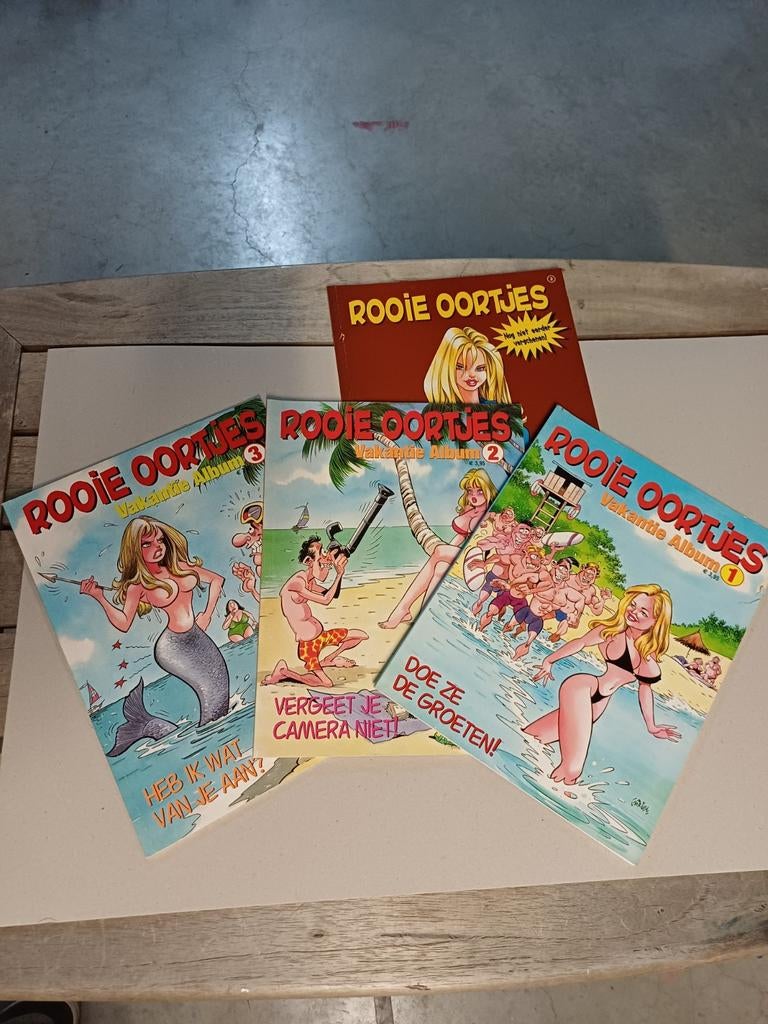 Strips van de Rooie Oortjes, Boeken, Ophalen