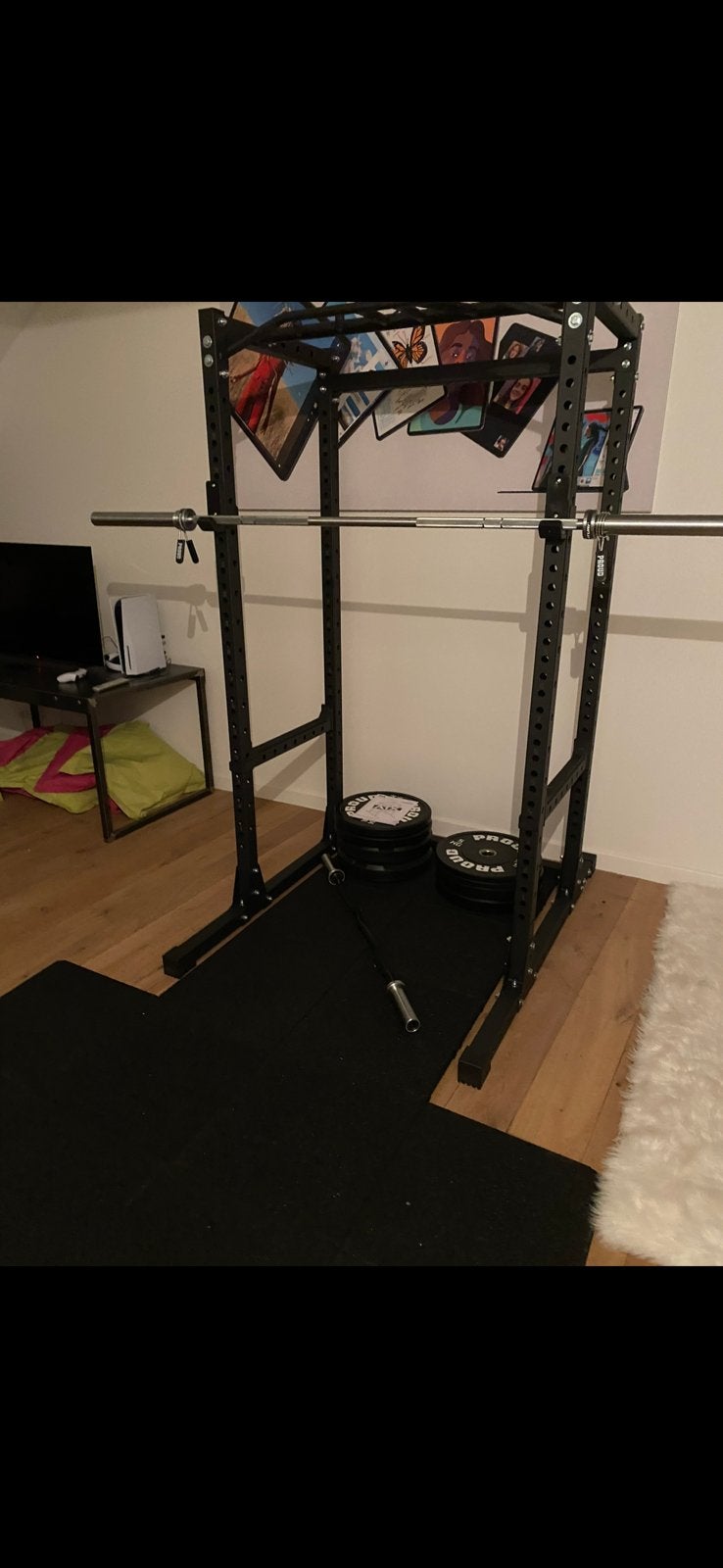 ATX Power Rack PRX-650+Vloertegels+Bumperplates+Barbell&Vbar, Ophalen, Nieuw, Metaal, Krachtstation