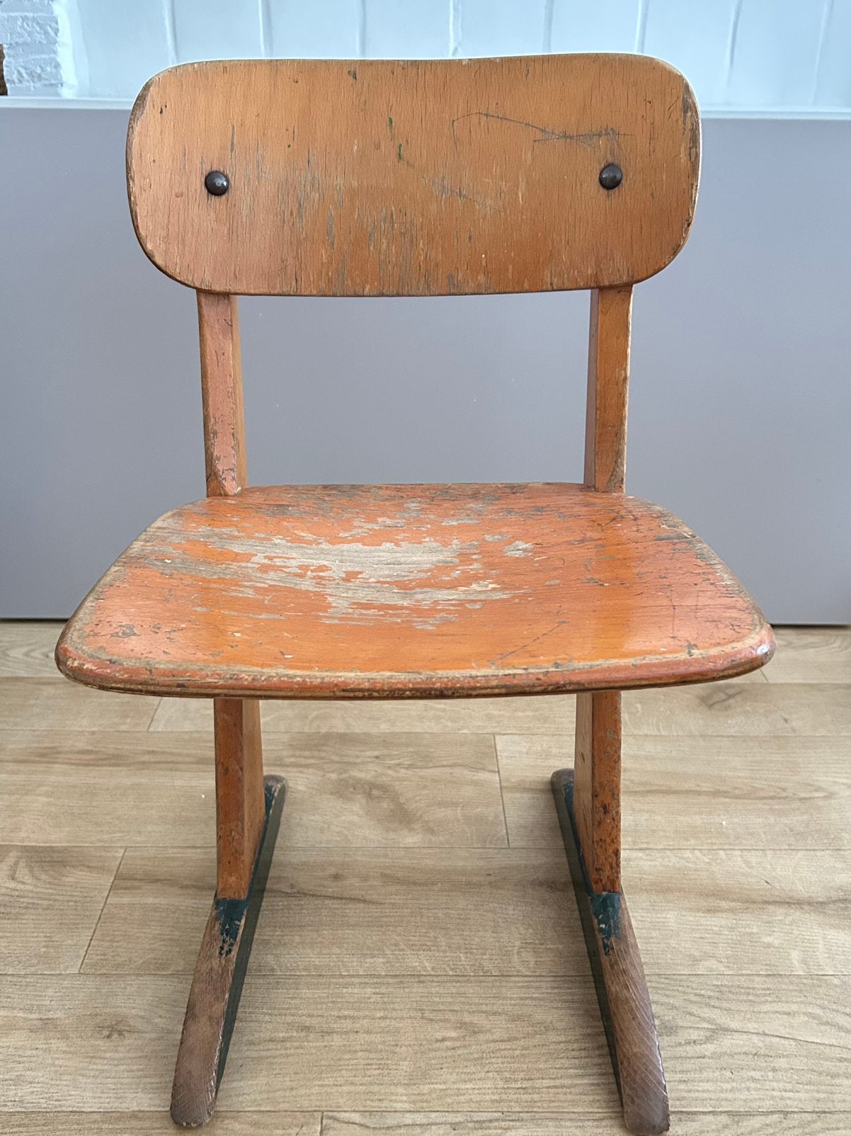 Vintage kleuterstoeltje voor reparatie, Ophalen of Verzenden