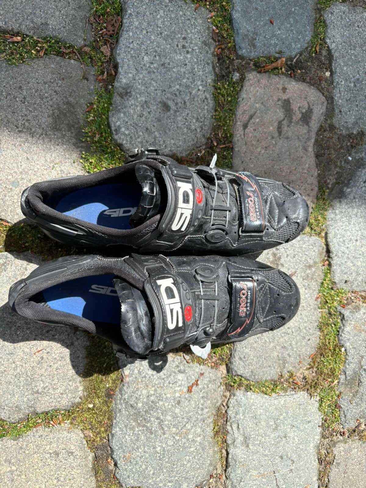 Sidi Ergo 2 Carbon Lite races maat 43–LOOK/SPD-SL zeer goede, Fietsen en Brommers, Ophalen of Verzenden, Zo goed als nieuw, Schoenen