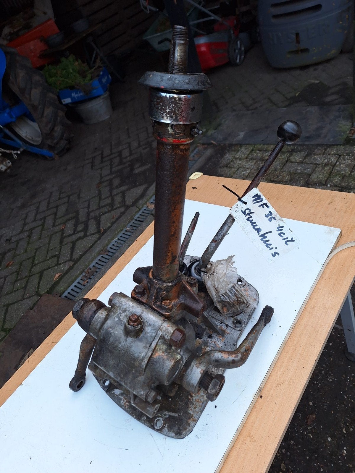 massey ferguson 35 landini r7000  leyland 272 onderdelen, Ophalen