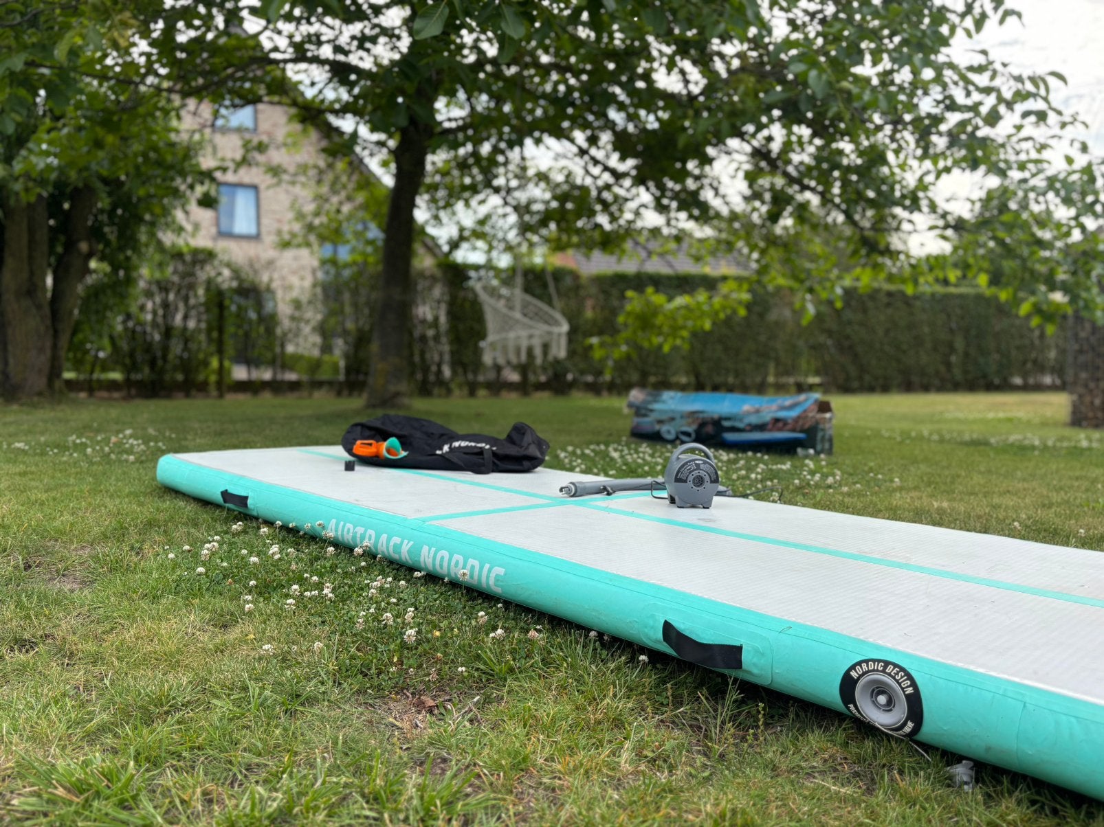 Airtrack Nordic, Sport en Fitness, Turnen, Ophalen, Zo goed als nieuw, Groen