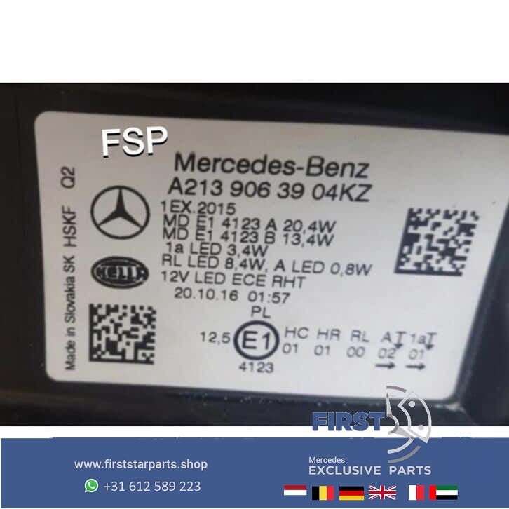 W213 E Klasse LED High Performance koplamp links rechts W238, Auto-onderdelen, Gebruikt, -, Ophalen of Verzenden, -