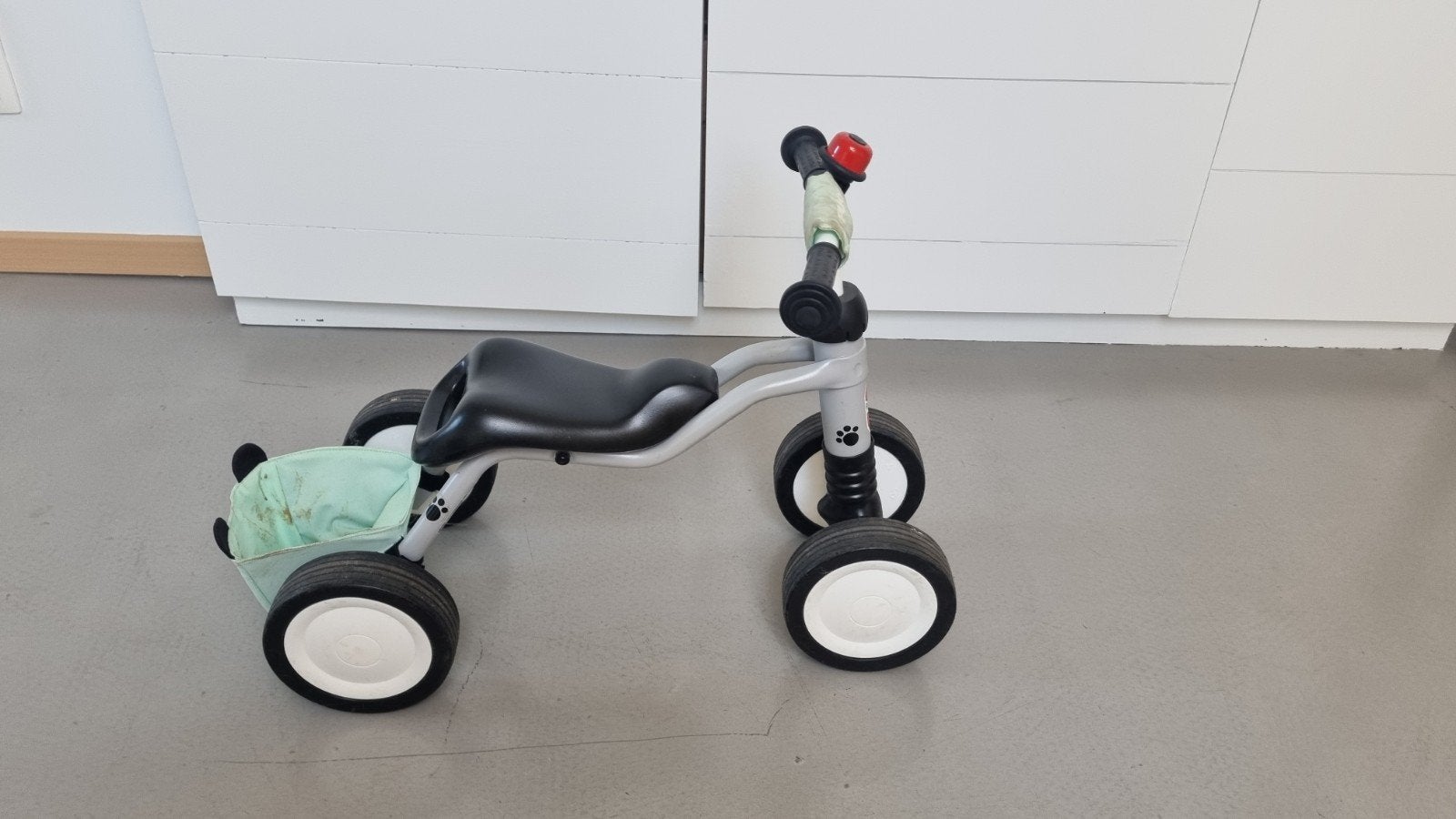 Puky Wutsch loopfiets mintgroen – met bel en opbergmandje, Ophalen, Gebruikt