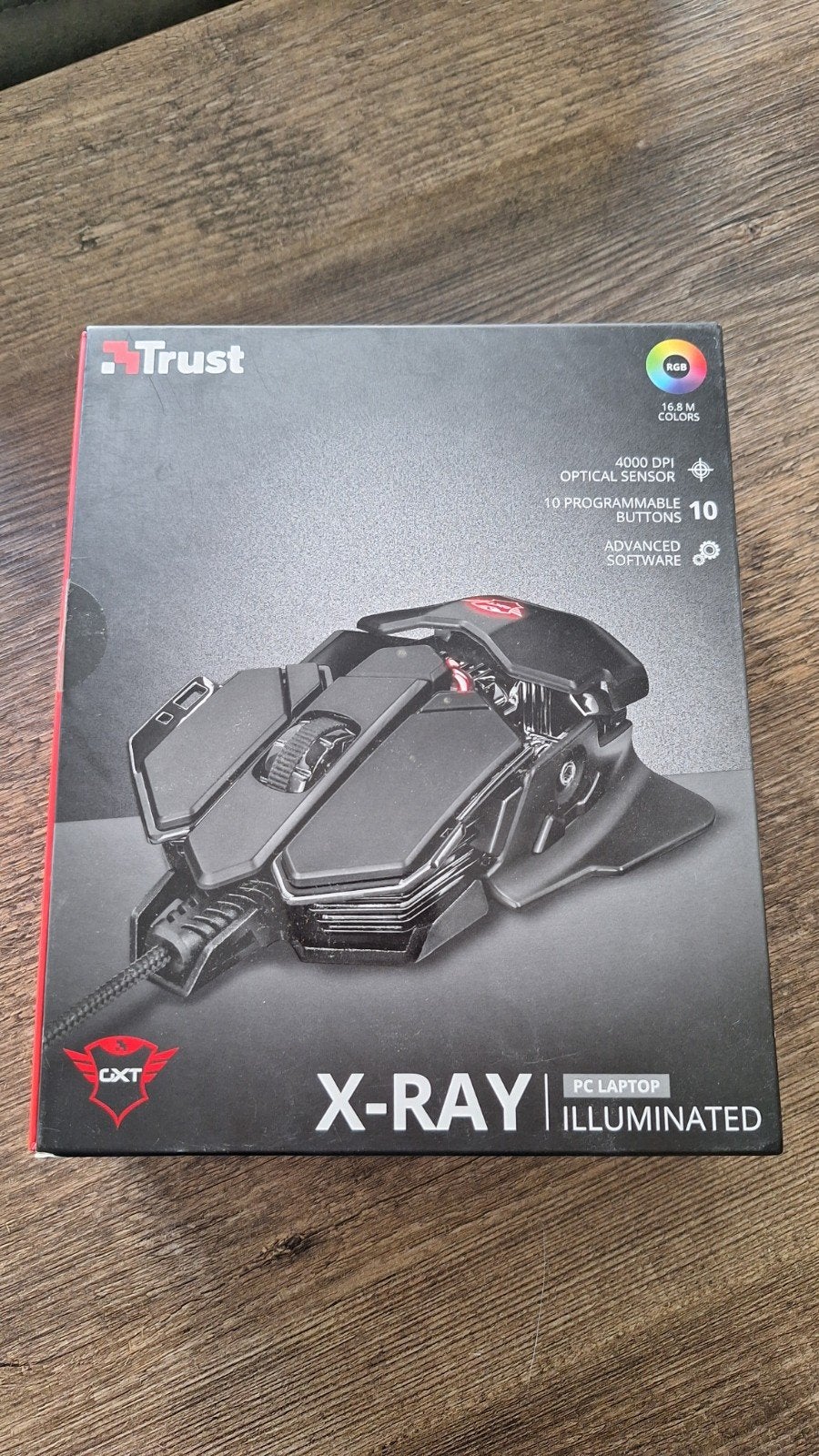 Gaming muis Trust, Ophalen