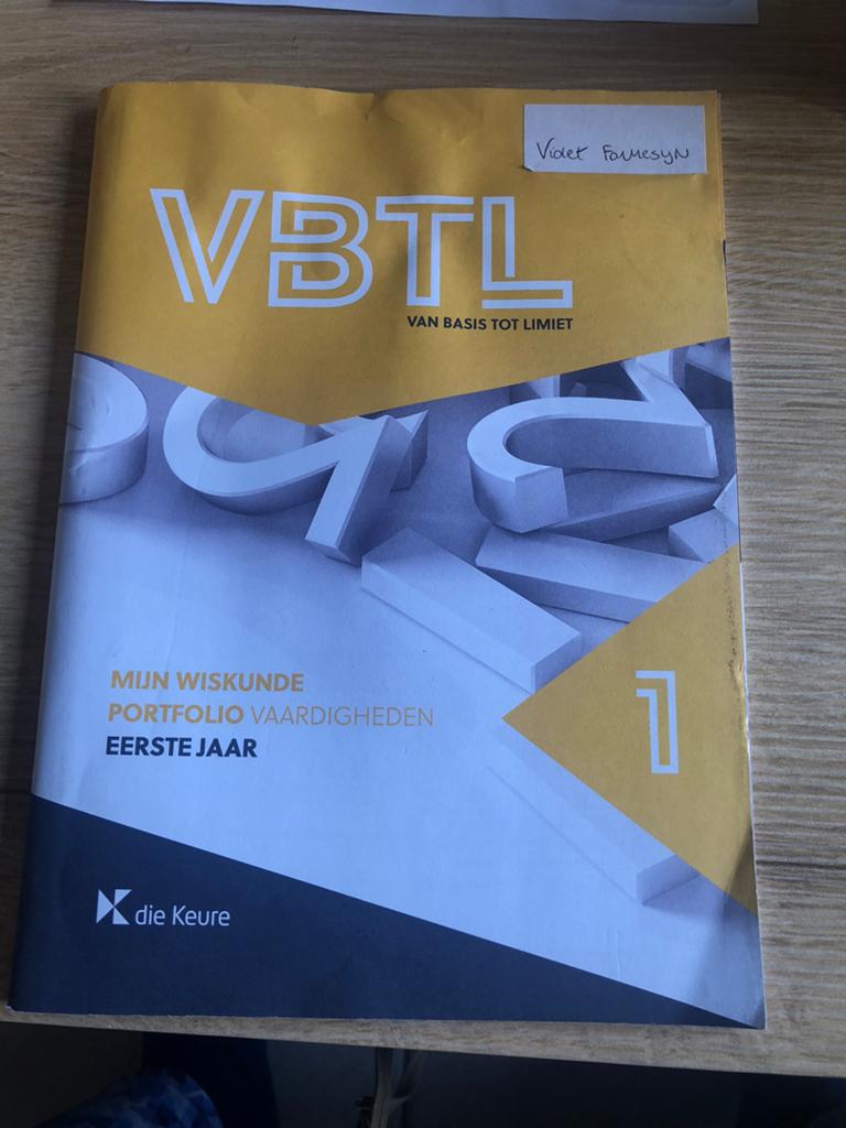 VBTL 1 - portfolio (ET 2019), Boeken, Ophalen, Nederlands