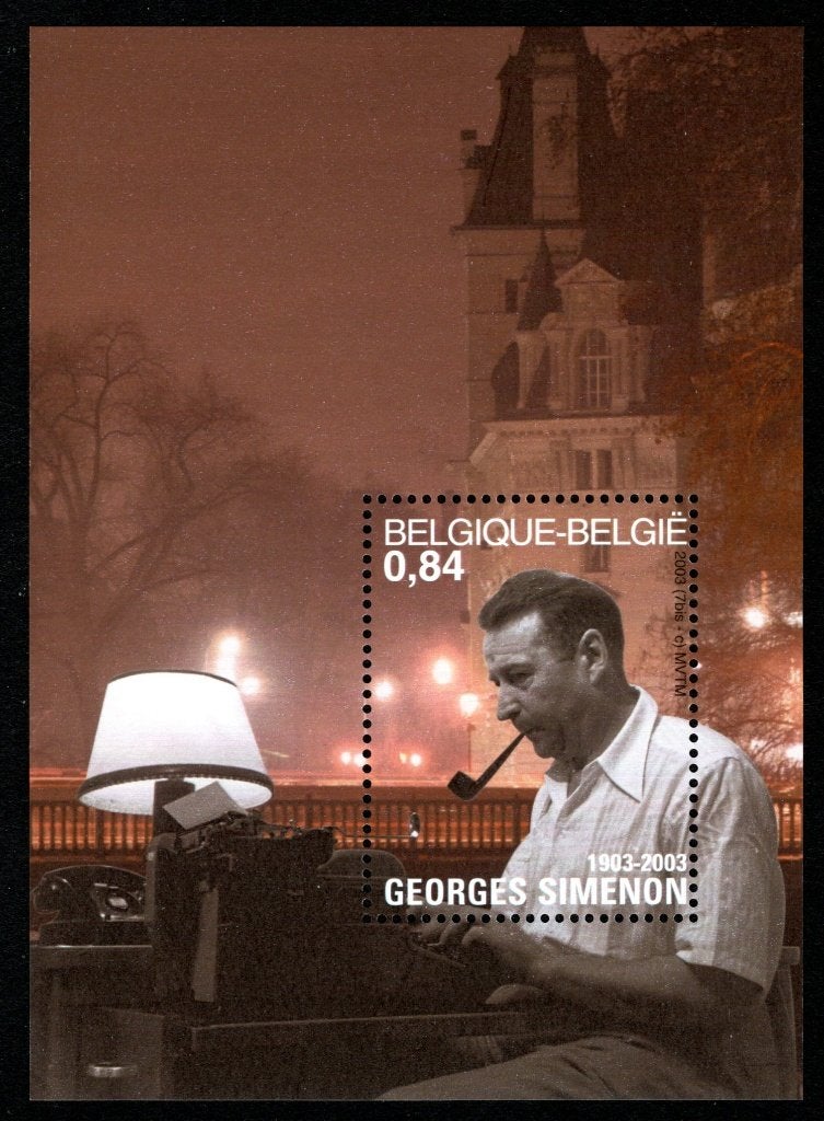 BL103 MNH** 2003 - Georges Simenon ( 1903-1989 ) schrijver, Postzegels en Munten, Postzegels | Europa | België, Verzenden, Postfris