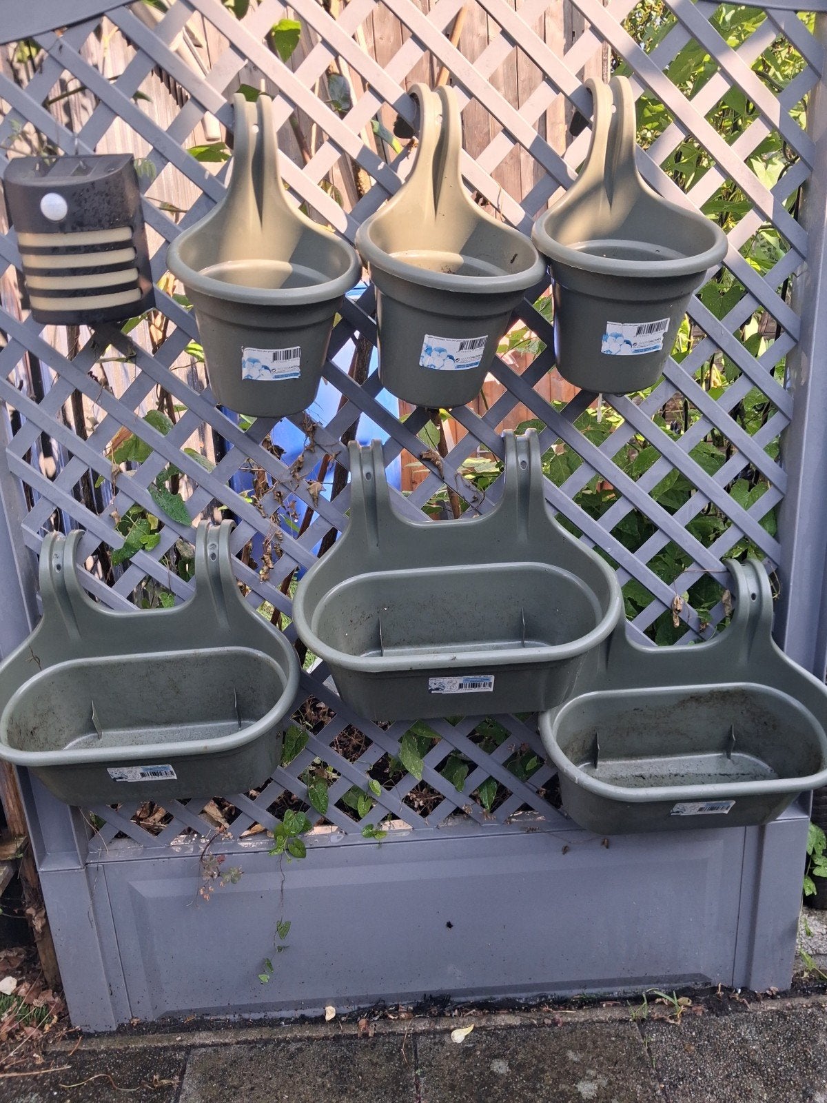 6 pots de fleurs suspendus, Jardin & Terrasse, Enlèvement