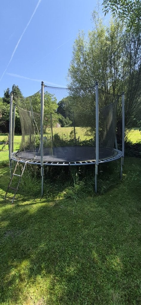 Trampoline 4m20, Kinderen en Baby's, Speelgoed | Buiten | Trampolines, Gebruikt, Ophalen