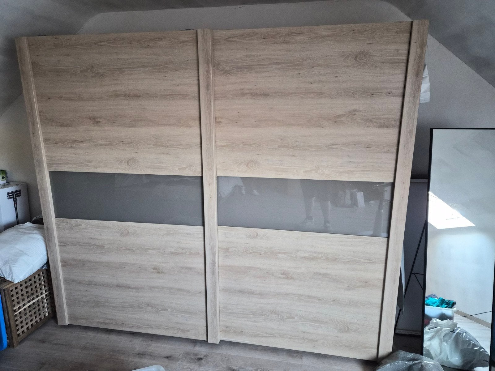 kerenkast met schuifdeur, Huis en Inrichting, Ophalen, Overige materialen, Met deur(en), Gebruikt