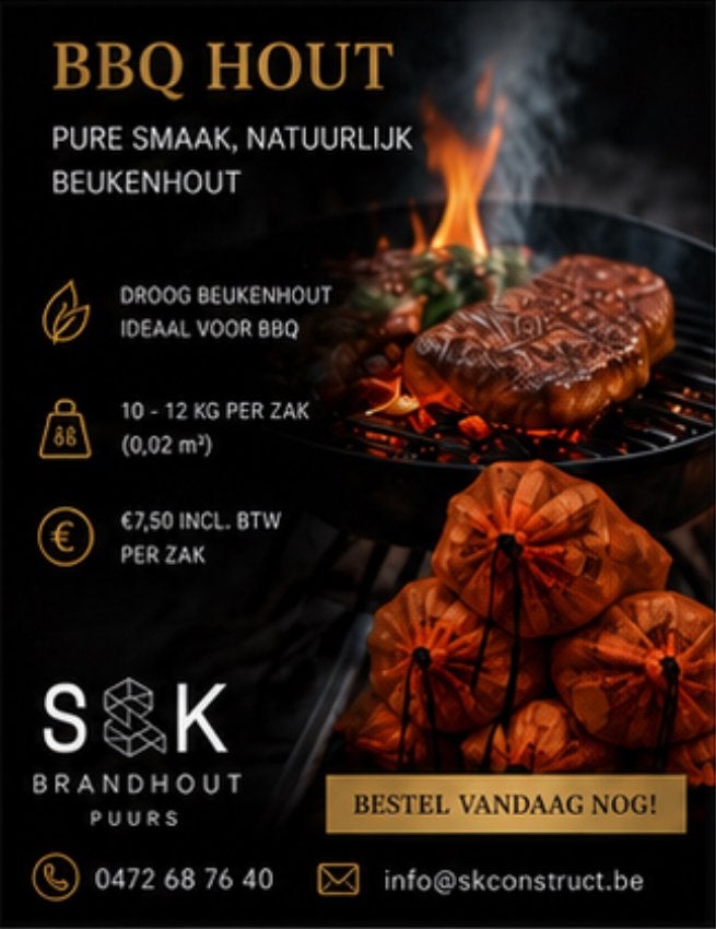 Brandhout in zakken te koop, Tuin en Terras, Ophalen of Verzenden, Beukenhout