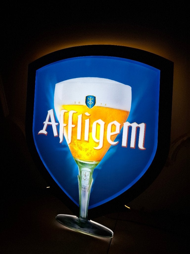 Lichtreclame Affligem bier, Ophalen of Verzenden, Nieuw, Lichtbak of (neon) lamp