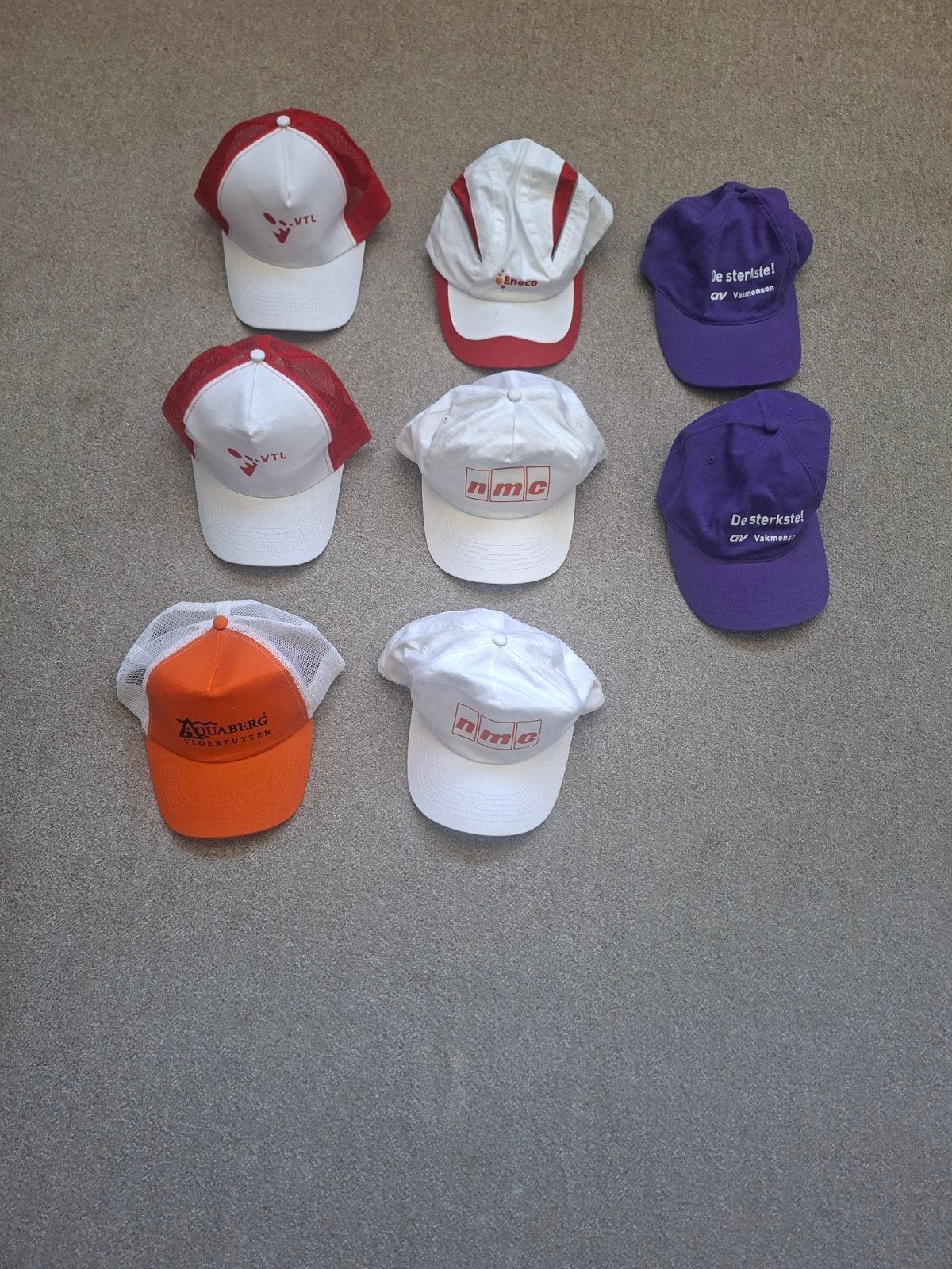Dames en Heren petten 8 stuks, Ophalen of Verzenden