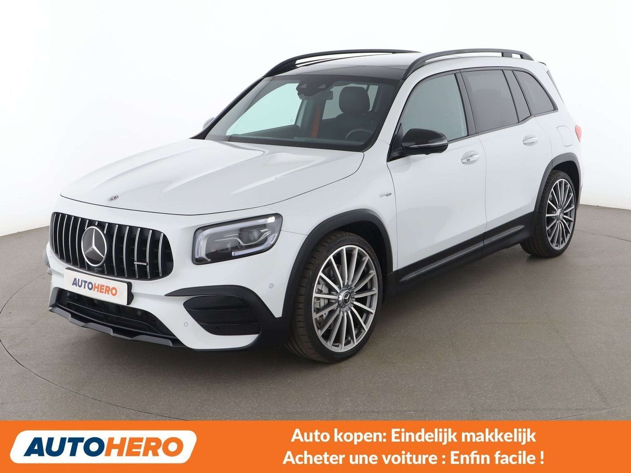 Mercedes-Benz GLB 35 AMG GLB 35 AMG 4Matic (bj 2021), Auto's, Mercedes-Benz, Automaat, 1770 kg, Alcantara, Wit